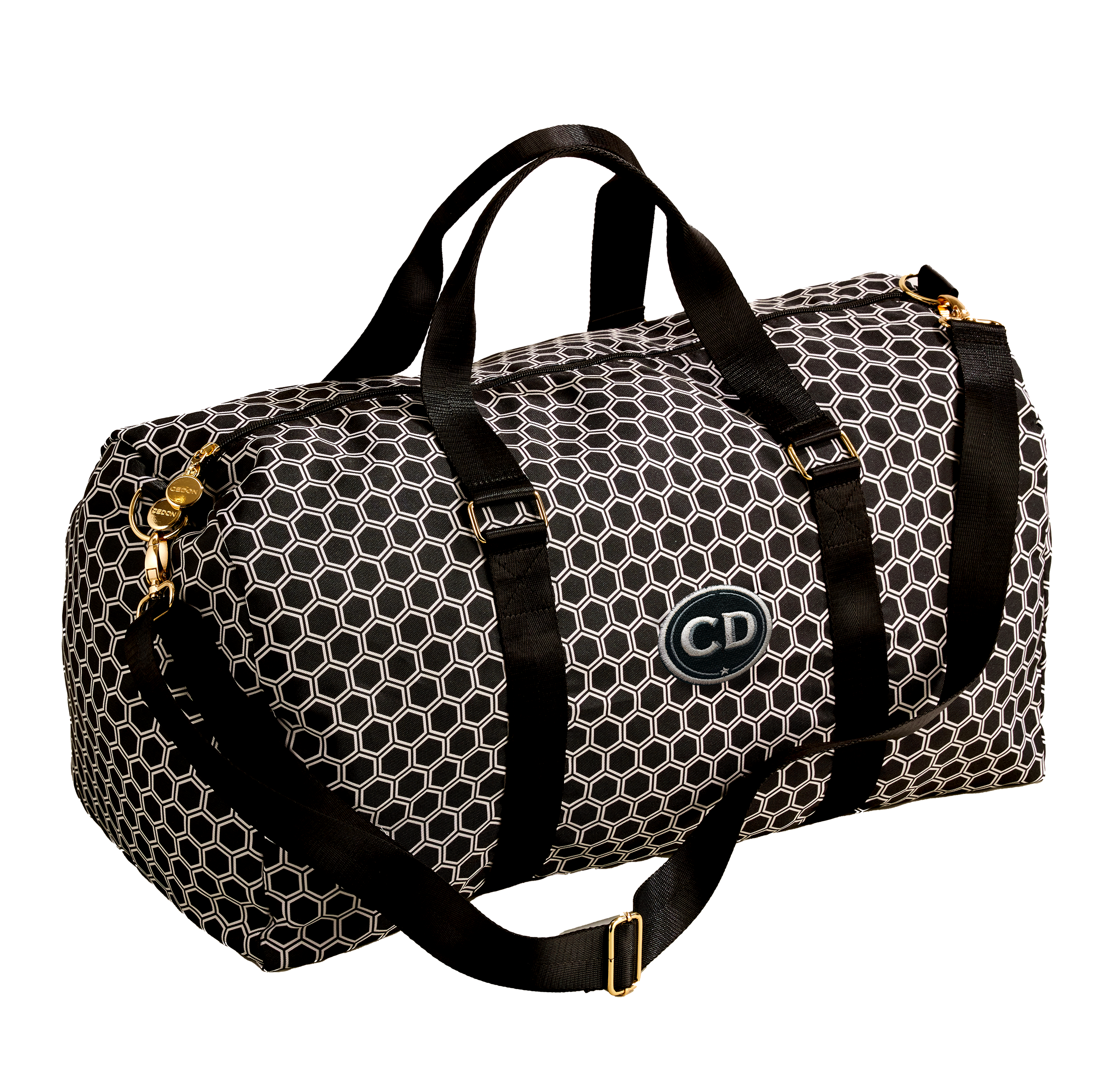 Easy Weekender Bag HEXAGON mit Initialen-Patch