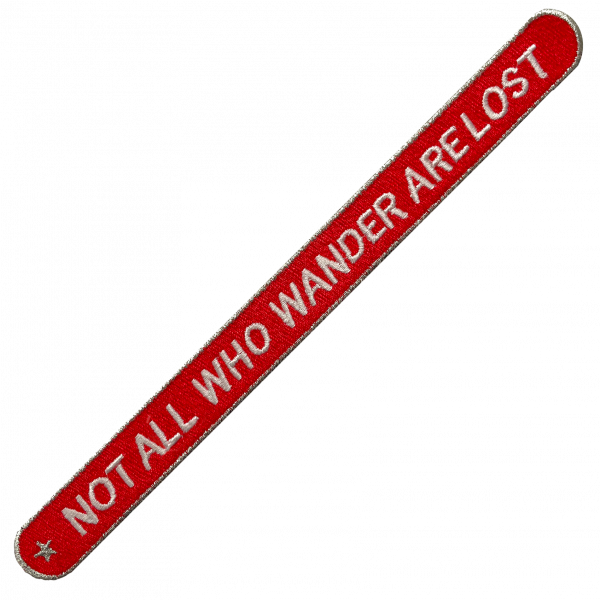 KOFFER PATCH: NOT ALL WHO WANDER... ROT